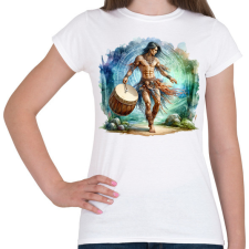 PRINTFASHION Sámán férfi - Női póló - Fehér női póló