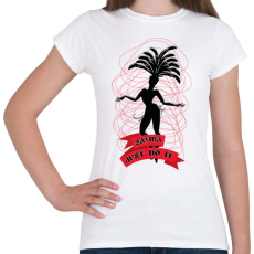 PRINTFASHION Samba  - Női póló - Fehér