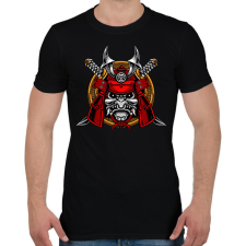PRINTFASHION samurai - Férfi póló - Fekete férfi póló