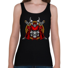 PRINTFASHION samurai - Női atléta - Fekete női trikó