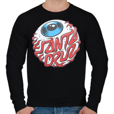 PRINTFASHION Santa Cruz - Férfi pulóver - Fekete