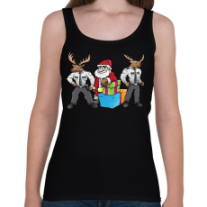 PRINTFASHION Santa Security - Női atléta - Fekete