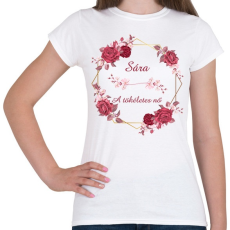 PRINTFASHION Sára - Női póló - Fehér