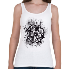 PRINTFASHION sárkány pecsét - Női atléta - Fehér