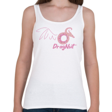 PRINTFASHION Sárkányfánk - Női atléta - Fehér női trikó