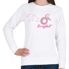 PRINTFASHION Sárkányfánk - Női pulóver - Fehér