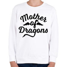PRINTFASHION Sárkányok anyja - Gyerek pulóver - Fehér gyerek pulóver, kardigán
