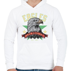 PRINTFASHION Sas 03 - Los Angeles Eagles - Férfi kapucnis pulóver - Fehér