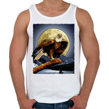 PRINTFASHION Sas - Férfi atléta - Fehér atléta, trikó