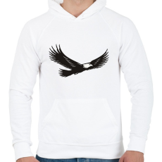 PRINTFASHION Sas  - Férfi kapucnis pulóver - Fehér