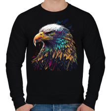 PRINTFASHION Sas - Férfi pulóver - Fekete férfi pulóver, kardigán