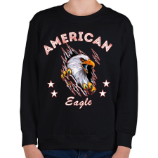 PRINTFASHION Sas - Gyerek pulóver - Fekete gyerek pulóver, kardigán