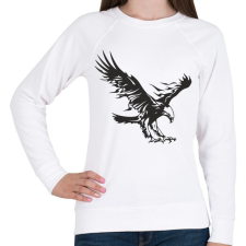 PRINTFASHION Sas - Női pulóver - Fehér női pulóver, kardigán