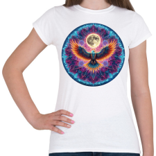 PRINTFASHION Sas teliholddal - Női póló - Fehér női póló