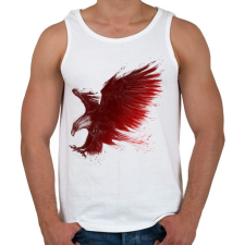 PRINTFASHION Sastámadás - Férfi atléta - Fehér atléta, trikó