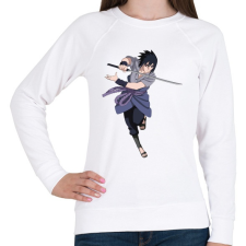 PRINTFASHION Sasuke - Női pulóver - Fehér női pulóver, kardigán