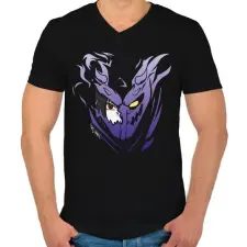 PRINTFASHION Sasuke Susano mode - Férfi V-nyakú póló - Fekete férfi póló