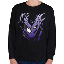 PRINTFASHION Sasuke Susano mode - Gyerek pulóver - Fekete gyerek pulóver, kardigán