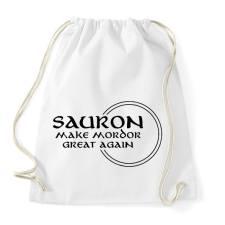 PRINTFASHION Sauron make Mordor great again! - Sportzsák, Tornazsák - Fehér tornazsák