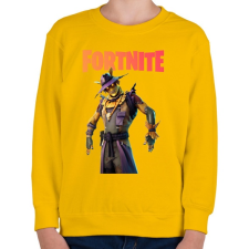 PRINTFASHION Scarecrow Fortnite - Gyerek pulóver - Sárga gyerek pulóver, kardigán