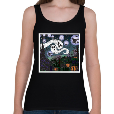 PRINTFASHION scary night - Női atléta - Fekete női trikó