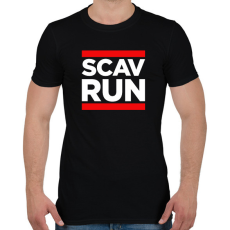 PRINTFASHION Scav Run - Férfi póló - Fekete