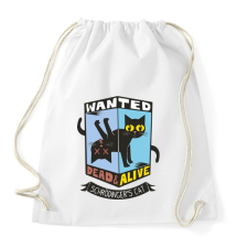 PRINTFASHION Schrödinger macskája - élve vagy halva - Sportzsák, Tornazsák - Fehér tornazsák