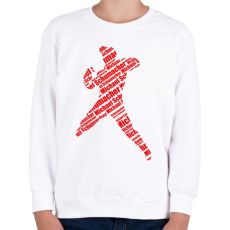 PRINTFASHION Schumacher - Gyerek pulóver - Fehér
