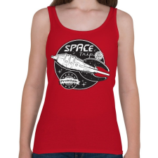 PRINTFASHION Sci-fi jelvény - Női atléta - Cseresznyepiros női trikó