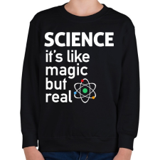 PRINTFASHION Science - Gyerek pulóver - Fekete gyerek pulóver, kardigán