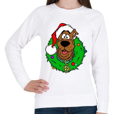 PRINTFASHION Scooby Xmas - Női pulóver - Fehér