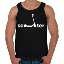 PRINTFASHION Scooter - Férfi atléta - Fekete atléta, trikó