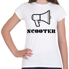 PRINTFASHION SCOOTER in the house - Női póló - Fehér