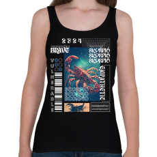 PRINTFASHION Scorpio - Streetwear style - Női atléta - Fekete