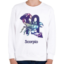 PRINTFASHION Scorpio színes - Gyerek pulóver - Fehér gyerek pulóver, kardigán