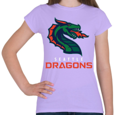 PRINTFASHION seattle Dragons - Női póló - Viola