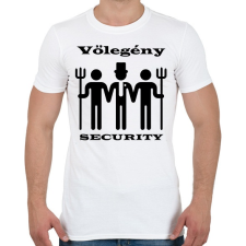 PRINTFASHION Security - Férfi póló - Fehér férfi póló