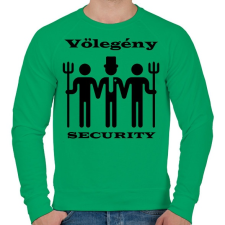 PRINTFASHION Security - Férfi pulóver - Zöld férfi pulóver, kardigán