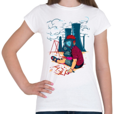 PRINTFASHION Segítség - Női póló - Fehér női póló