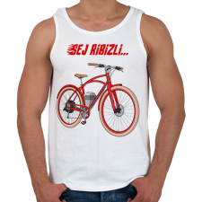 PRINTFASHION Sej ribizli - Férfi atléta - Fehér atléta, trikó