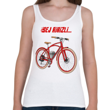 PRINTFASHION Sej ribizli - Női atléta - Fehér női trikó