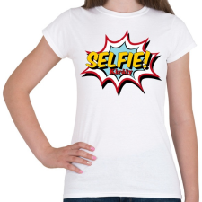 PRINTFASHION Selfie király - Női póló - Fehér női póló