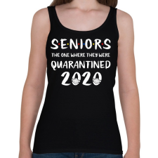 PRINTFASHION Seniors - Női atléta - Fekete női trikó