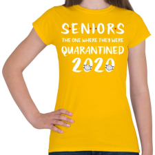 PRINTFASHION Seniors - Női póló - Sárga női póló