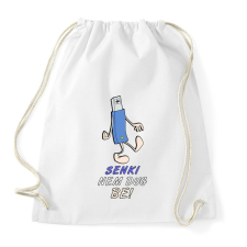 PRINTFASHION senki nem - Sportzsák, Tornazsák - Fehér tornazsák