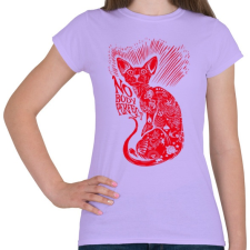 PRINTFASHION Senki nem tökéletes  - Női póló - Viola női póló