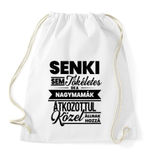 PRINTFASHION Senki sem tökéletes - Nagymama - Sportzsák, Tornazsák - Fehér tornazsák