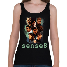 PRINTFASHION sense8 - Női atléta - Fekete