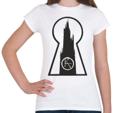 PRINTFASHION Setét torony - Női póló - Fehér női póló