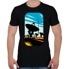 PRINTFASHION Seti - Férfi póló - Fekete